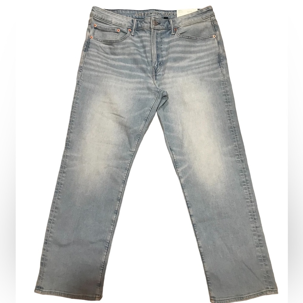 American Eagle Outfitters Airflex + Athletic Straight Jeans